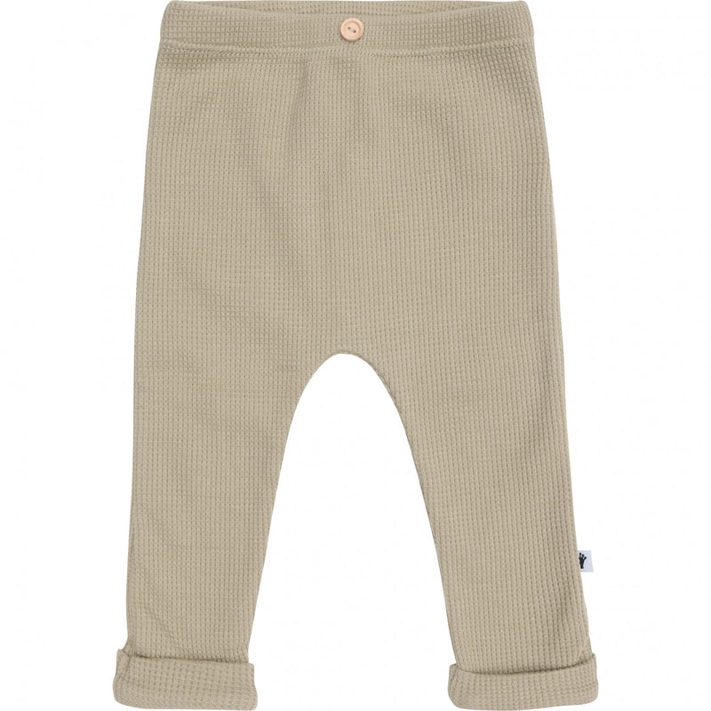 Jongens Trouser Waffle van Klein Baby in de kleur Twill Green in maat 74.