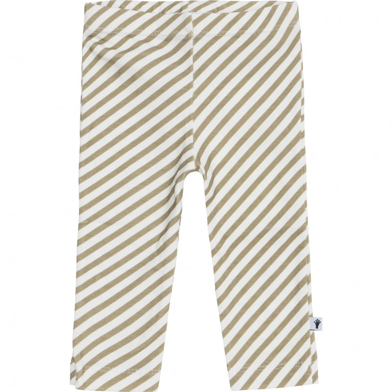Meisjes Legging van Klein Baby in de kleur Stripe Off White/Twill in maat 74.