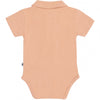 Jongens Polobody van Klein Baby in de kleur Dusty Coral in maat 74.