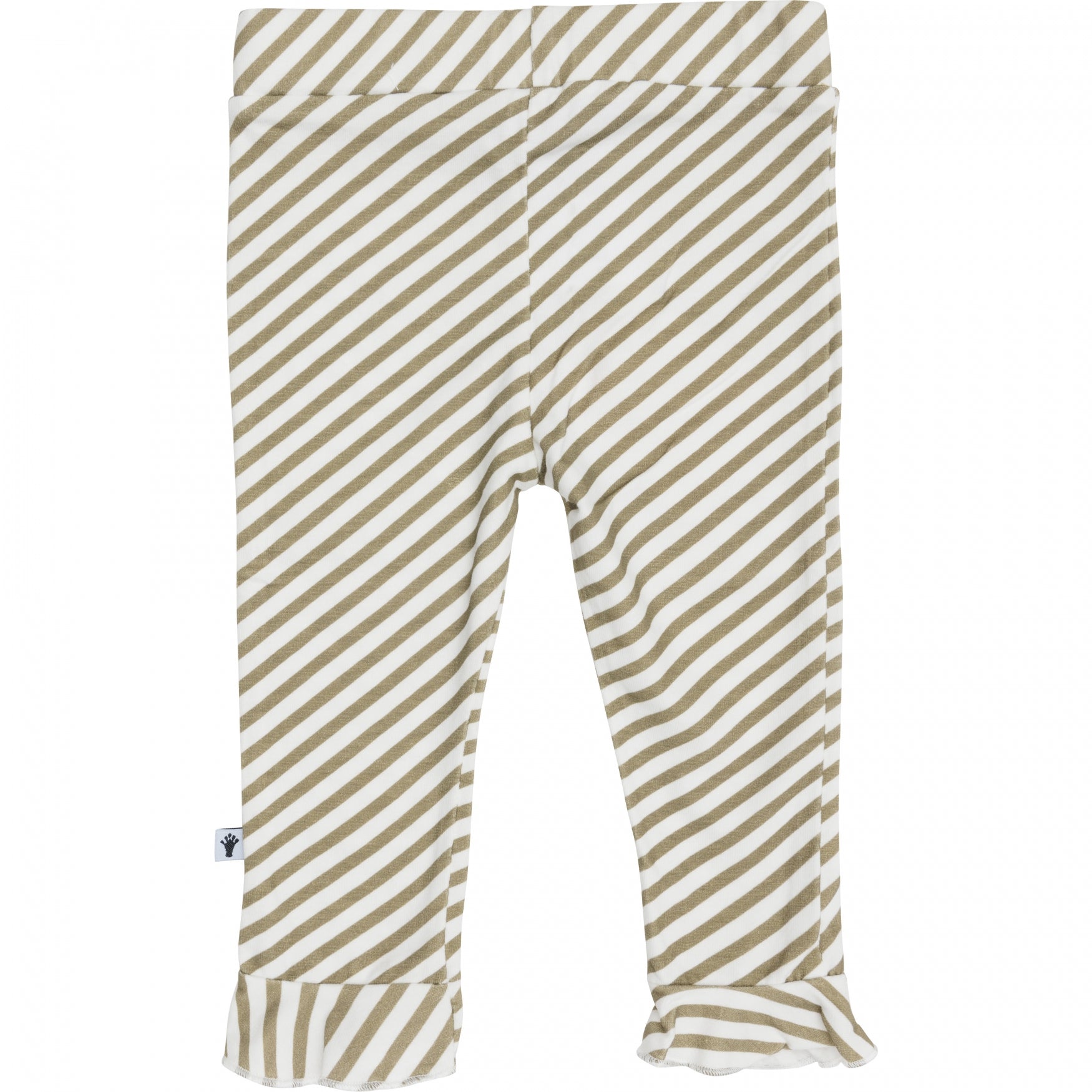 Meisjes Trouser Ruffle van Klein Baby in de kleur Stripe Off White/Twill in maat 74.