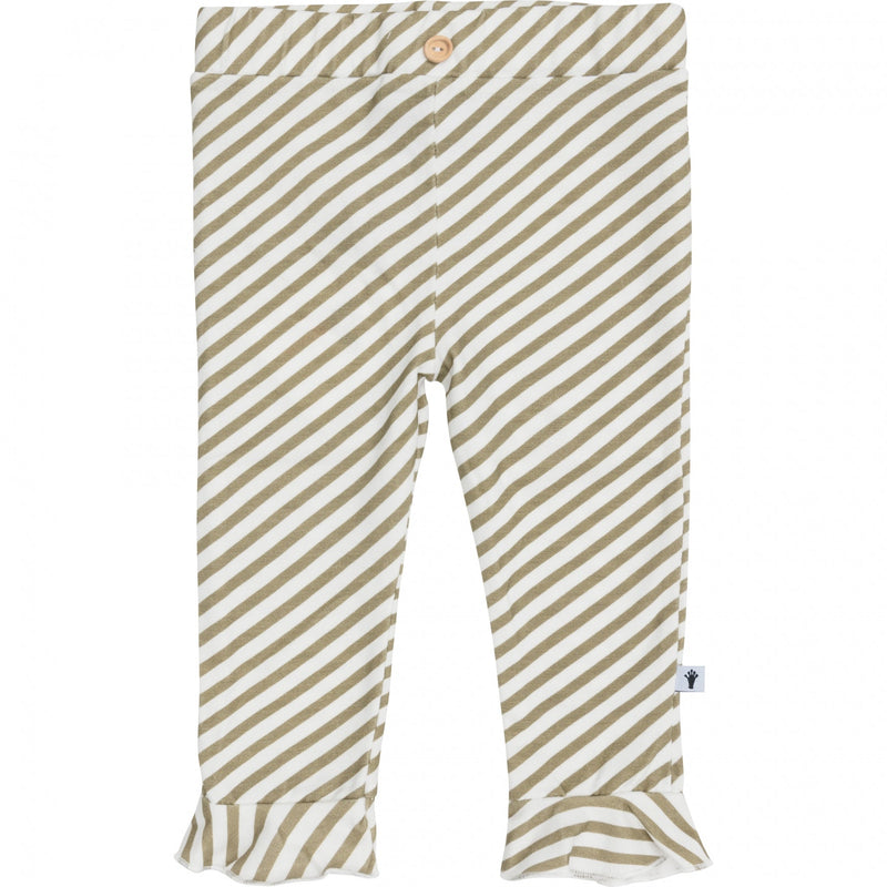Meisjes Trouser Ruffle van Klein Baby in de kleur Stripe Off White/Twill in maat 74.