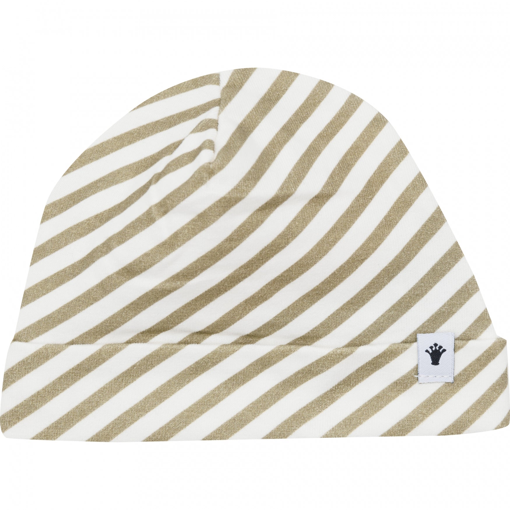 Jongens Hat van Klein Baby in de kleur Stripe Off White/Twill in maat 62-68.