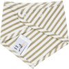 Jongens Bib van Klein Baby in de kleur Stripe Off White/Twill in maat One size.
