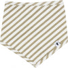 Jongens Bib van Klein Baby in de kleur Stripe Off White/Twill in maat One size.