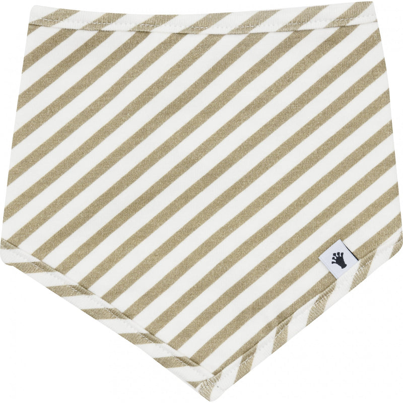 Jongens Bib van Klein Baby in de kleur Stripe Off White/Twill in maat One size.