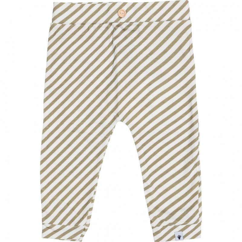 Jongens Trousers van Klein Baby in de kleur Stripe Off White/Twill in maat 74.