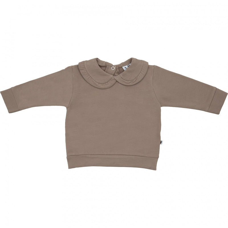 Meisjes Sweater Collar van Klein Baby in de kleur Brown in maat 74.