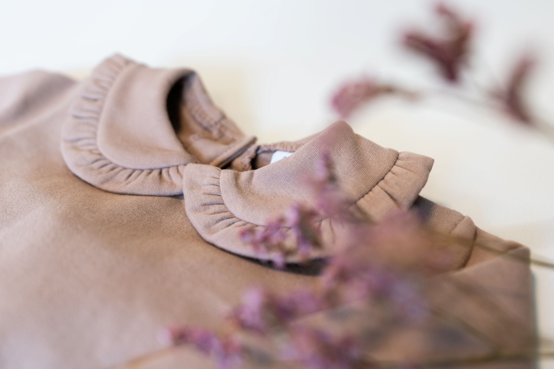 Meisjes Sweater Collar van Klein Baby in de kleur Brown in maat 74.
