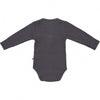 Jongens Body Buttons Rib van Klein Baby in de kleur Grey in maat 74.
