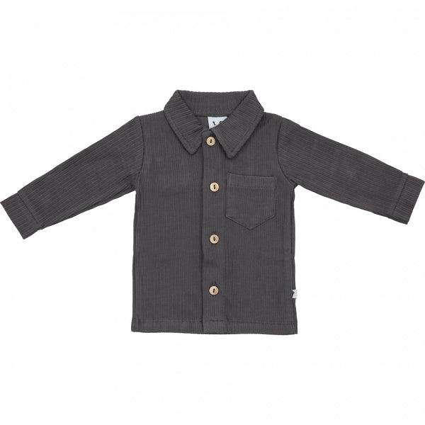 Jongens Blouse Rib van Klein Baby in de kleur Grey in maat 74.
