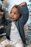 Jongens Cardigan Polo Knit van Klein Baby in de kleur Grey in maat 74.