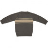 Jongens Knitted Sweater Stripes van Klein Baby in de kleur Grey in maat 74.