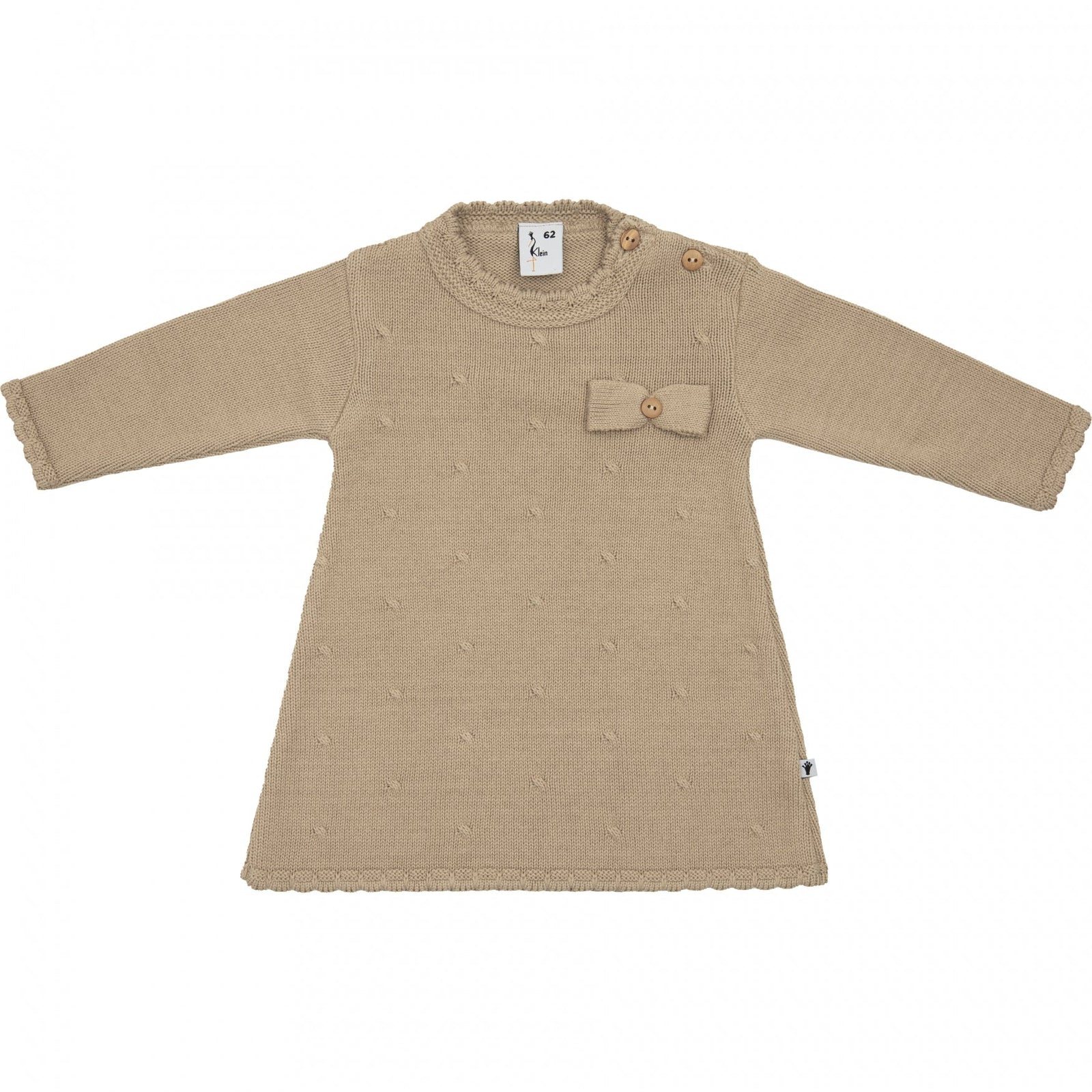Klein Baby Knitted Dress Ruffle