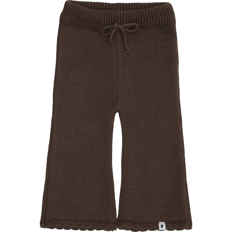 Meisjes Knitted Trouser Flaired van Klein Baby in de kleur Purple in maat 74.