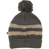 Jongens Knitted Hat Stripes van  in de kleur Grey in maat 62-68.