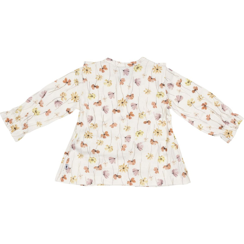 Meisjes Cardigan Ruffle van Klein Baby in de kleur AOP Flowers SS26 in maat 74.