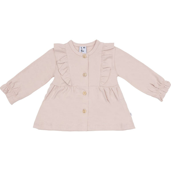 Meisjes Cardigan Ruffle van Klein Baby in de kleur Pink in maat 74.