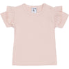 Meisjes T-shirt Ruffle van Klein Baby in de kleur Pink in maat 74.
