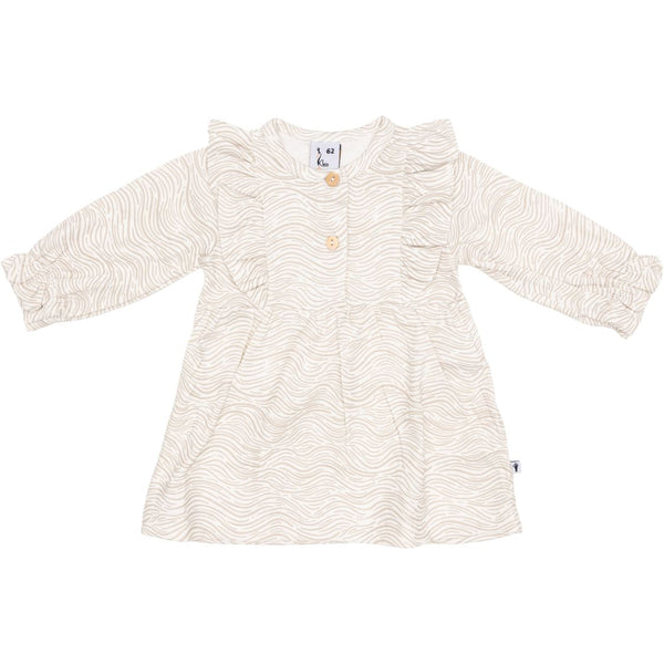 Meisjes Dress Longsleeve van Klein Baby in de kleur AOP Waves SS26 in maat 74.