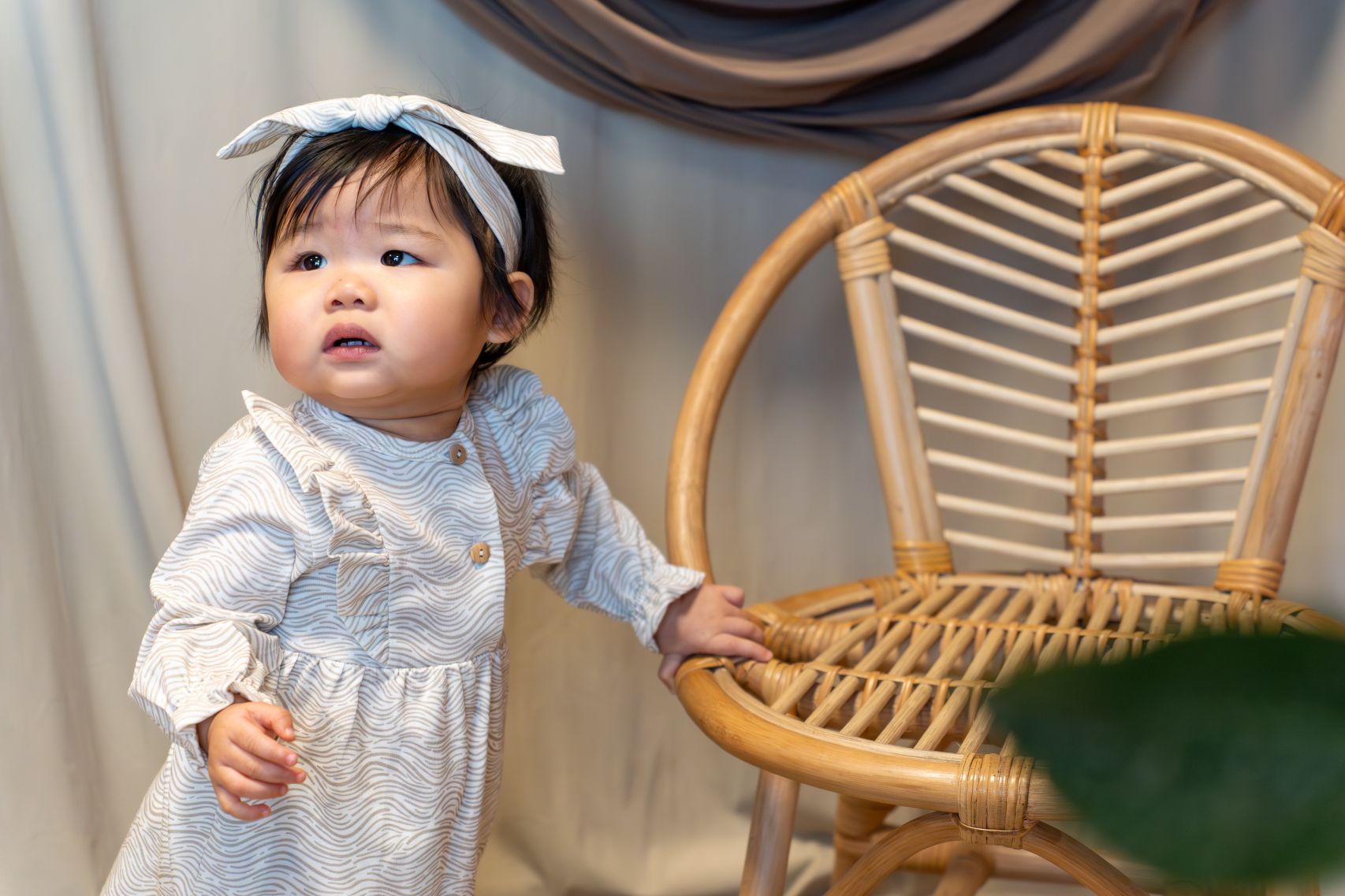 Meisjes Headband van Klein Baby in de kleur AOP Waves SS26 in maat 62-68.