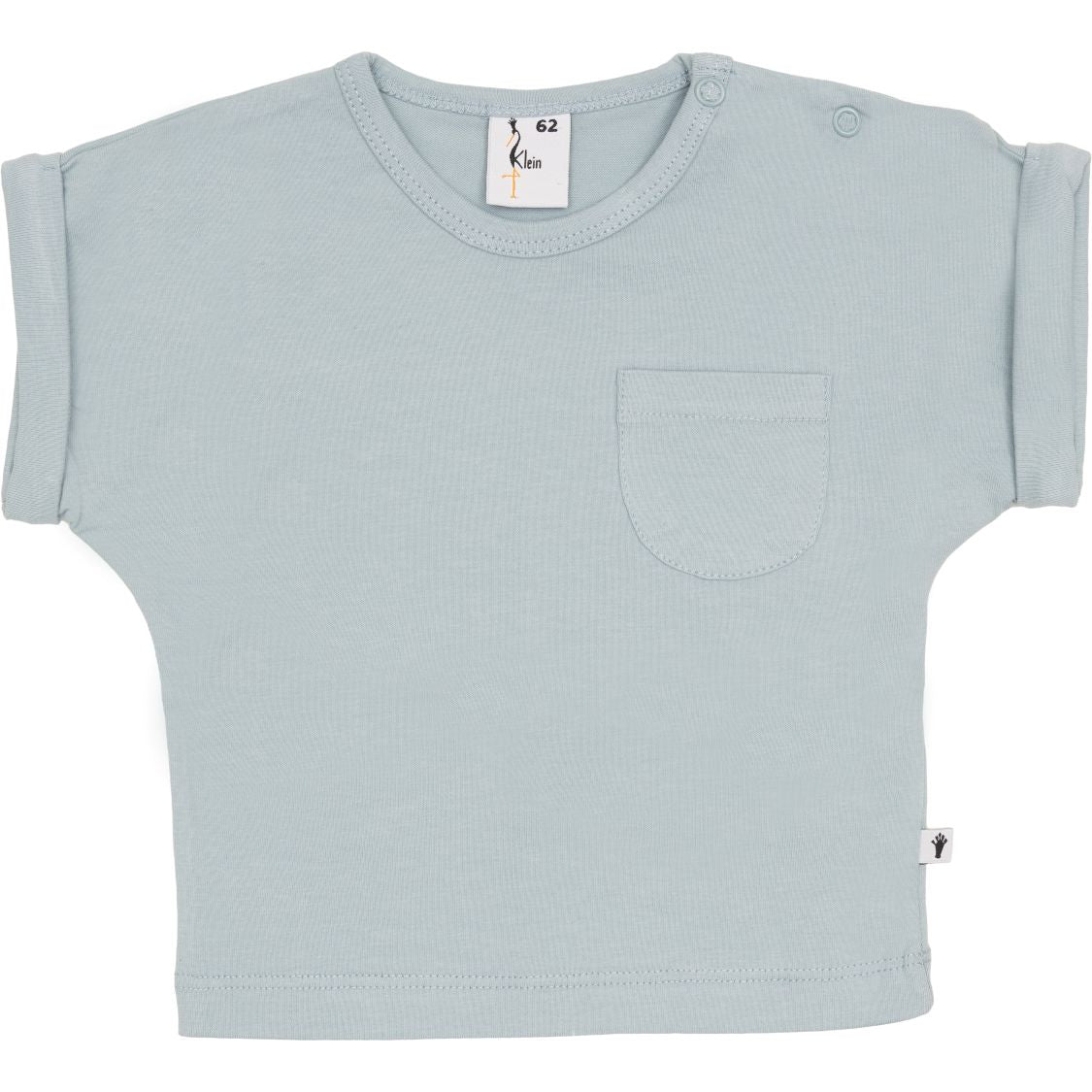 Jongens T-shirt Pocket van Klein Baby in de kleur Blue SS26 in maat 74.