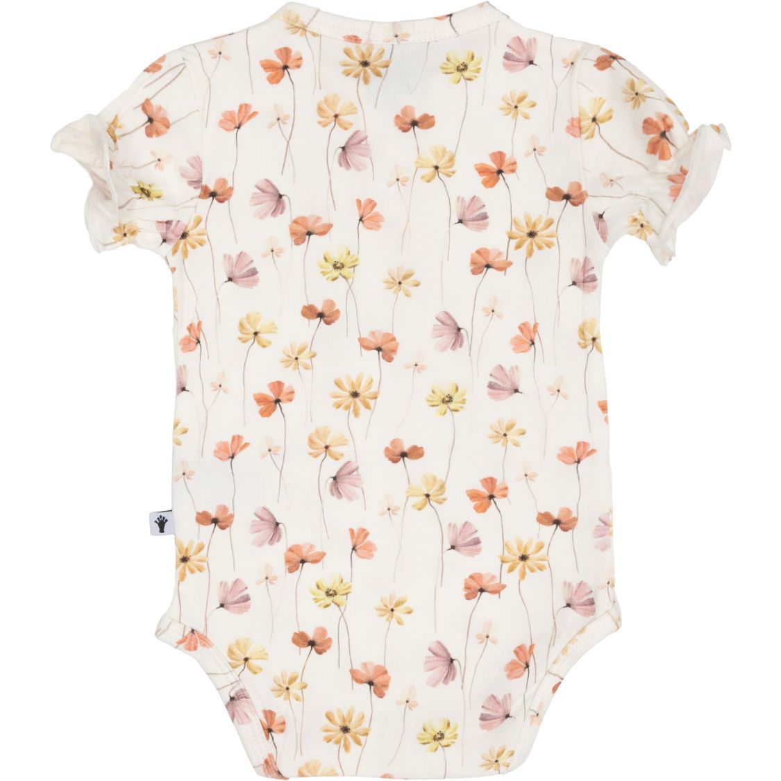 Meisjes Body Ruffle van Klein Baby in de kleur AOP Flowers SS26 in maat 74.