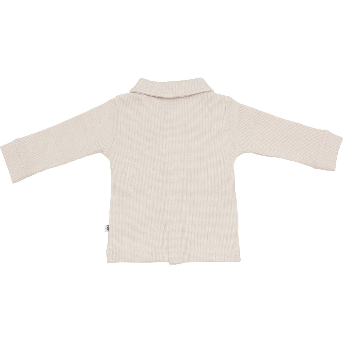 Jongens Shirt  Buttons Waffle van Klein Baby in de kleur Beige/Sand in maat 74.