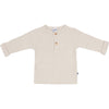 Jongens Longsleeve Waffle van Klein Baby in de kleur Beige/Sand in maat 74.