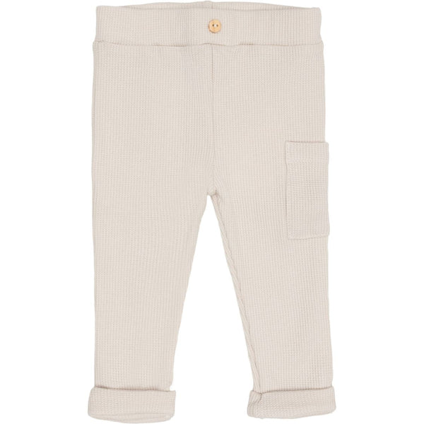 Jongens Trouser Pocket Waffle van Klein Baby in de kleur Beige/Sand in maat 74.