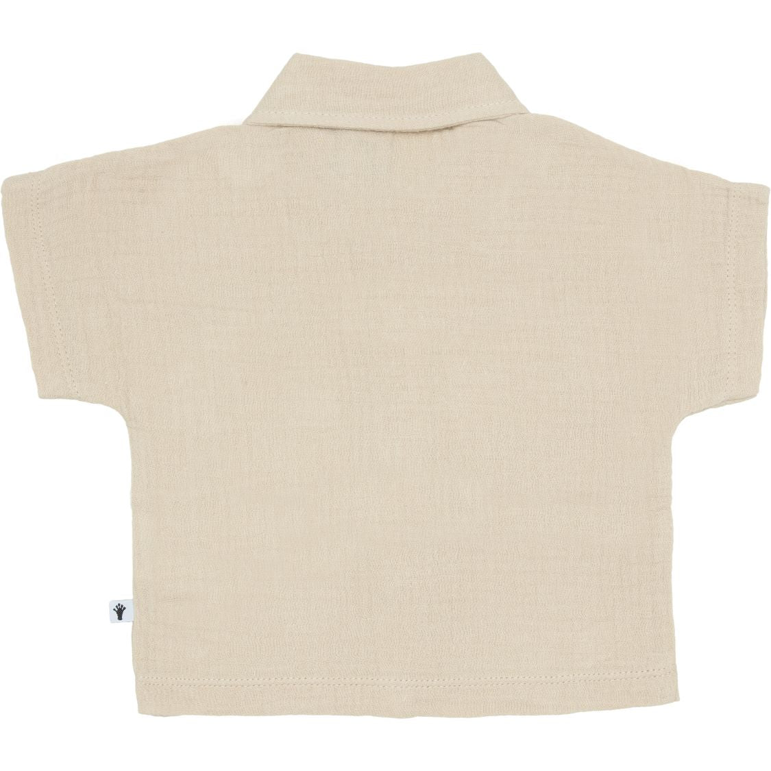 Jongens Shirt Buttons Mousseline van Klein Baby in de kleur Pepper in maat 74.