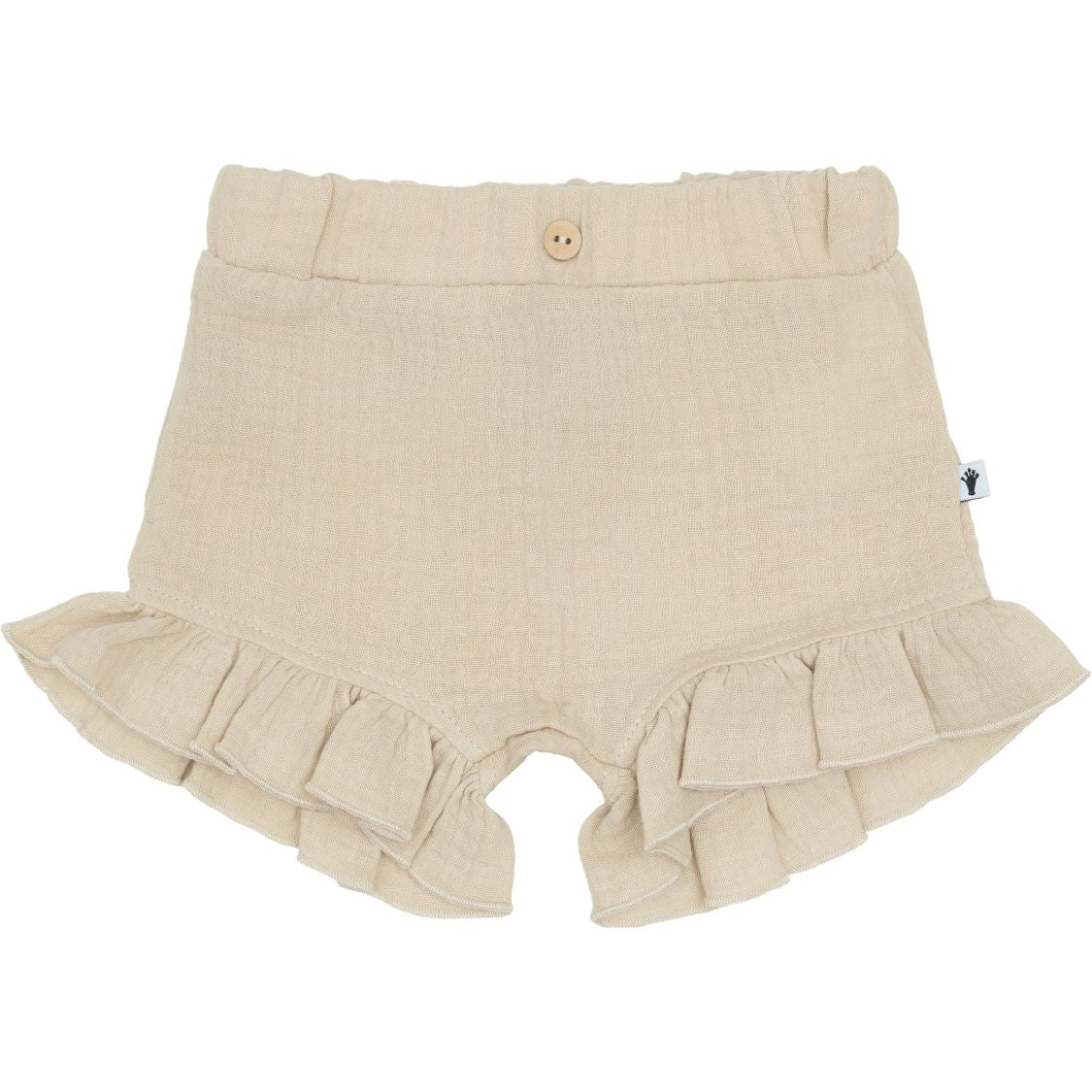 Meisjes Short Ruffle Mousseline van Klein Baby in de kleur Pepper in maat 74.