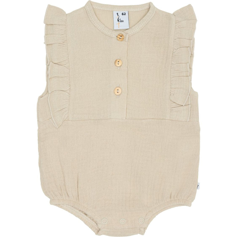 Meisjes Body Ruffle Mousseline van Klein Baby in de kleur Pepper in maat 74.
