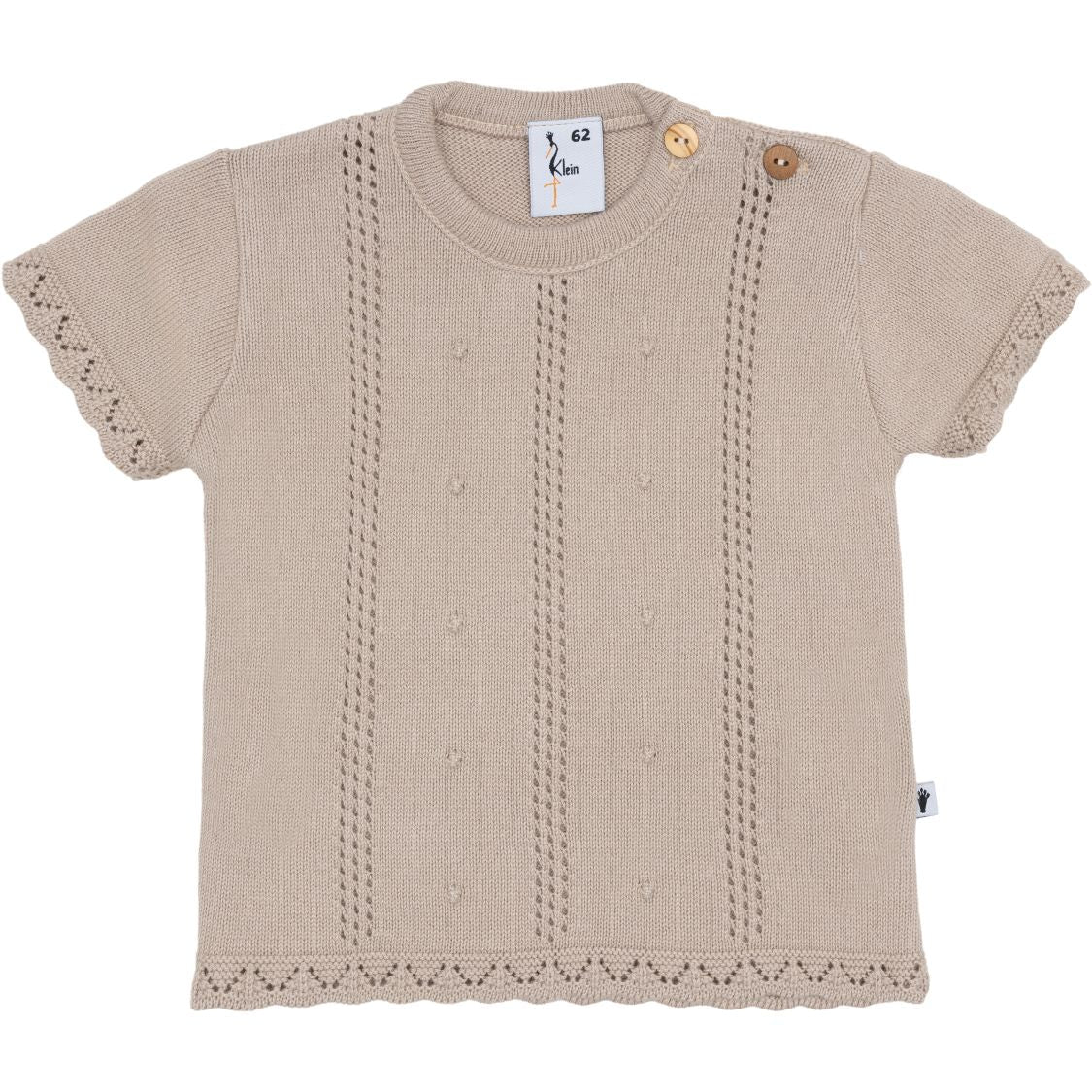 Meisjes Top Dots Knit van Klein Baby in de kleur Pepper in maat 74.