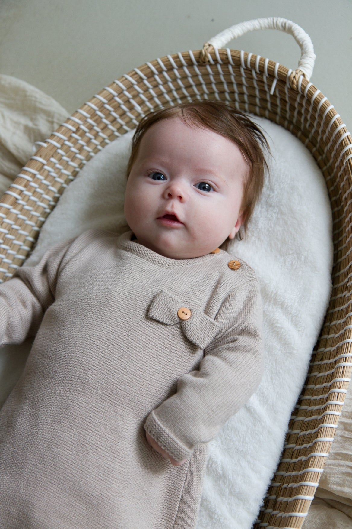 Meisjes Dress Knit van Klein Baby in de kleur Pepper in maat 68.