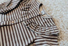 Meisjes Cardigan Ruffle van Klein Baby in de kleur Stripes in maat 74.