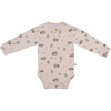 Jongens Body Longsleeve van Klein Baby in de kleur AOP Hedgehog in maat 74.