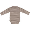 Jongens Polobody Longsleeve van Klein Baby in de kleur Stripes in maat 74.
