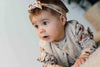 Meisjes Headband van Klein Baby in de kleur AOP Flowers in maat 74-80.