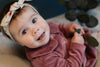 Meisjes Headband van Klein Baby in de kleur AOP Flowers in maat 74-80.