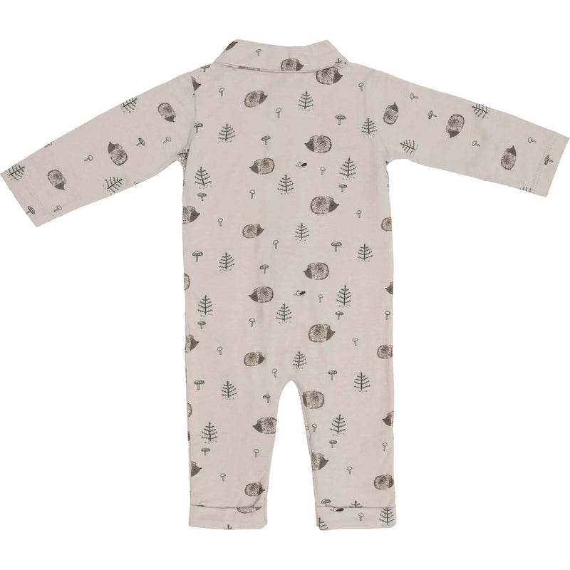 Jongens Polo Jumpsuit van Klein Baby in de kleur AOP Hedgehog in maat 68.