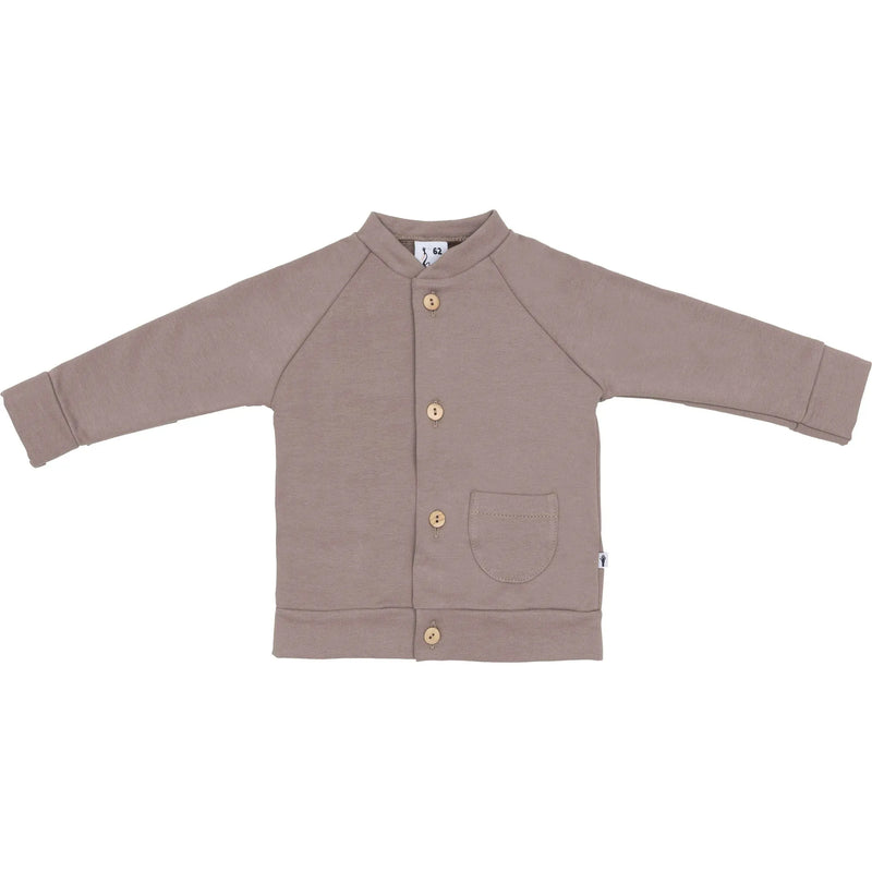 Jongens Cardigan Pocket van Klein Baby in de kleur Brown in maat 74.