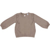 Meisjes Sweater Ruffle van Klein Baby in de kleur Brown in maat 74.
