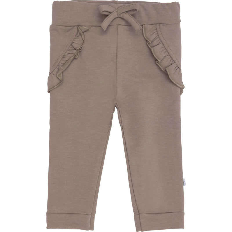 Meisjes Trouser Ruffle van Klein Baby in de kleur Brown in maat 74.
