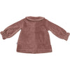 Meisjes Cardigan A-Line Rib van Klein Baby in de kleur Reddish Brown in maat 74.