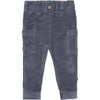 Jongens Trouser Pockets Rib van Klein Baby in de kleur Blue-Grey in maat 74.