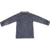 Jongens Polo Shirt Rib van Klein Baby in de kleur Blue-Grey in maat 74.