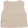 Meisjes Teddy Gilet van Klein Baby in de kleur Beige/Sand in maat 74.