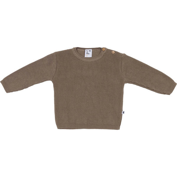 Jongens Sweater Knitted van Klein Baby in de kleur Brown in maat 74.