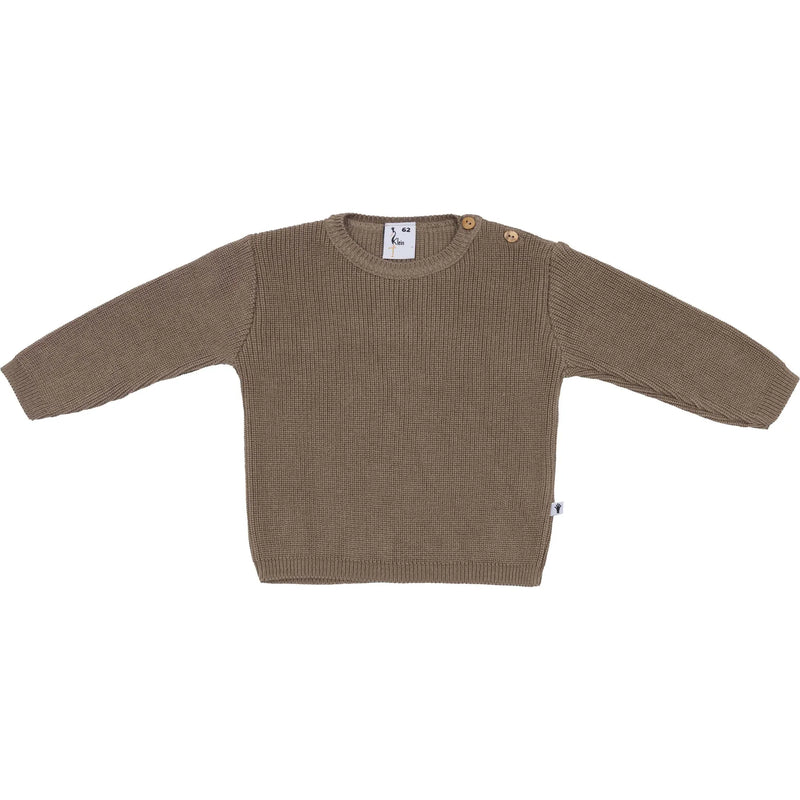Jongens Sweater Knitted van Klein Baby in de kleur Brown in maat 74.