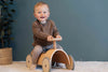 Jongens Sweater Knitted van Klein Baby in de kleur Brown in maat 74.